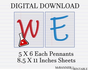 Welcome Back Banner, Teacher Classroom Decor (Digital Download)