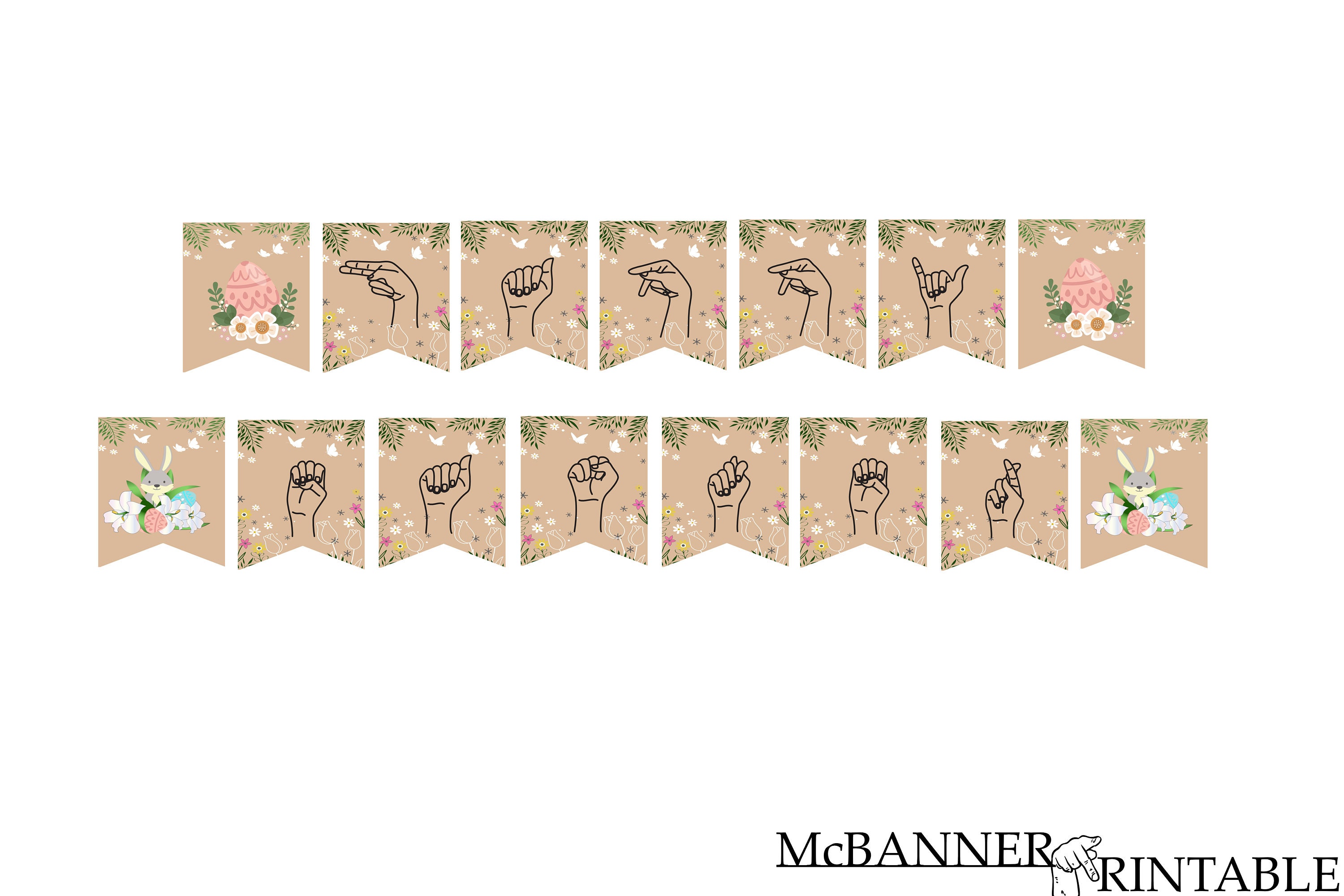 ASL Party Decorations Sign Language Birthday Party