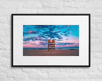 Solitude in the Sand - Framed w/ Mat