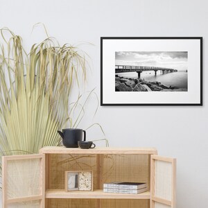 That Pier on the Baltic Sea - Framed w/ Mat