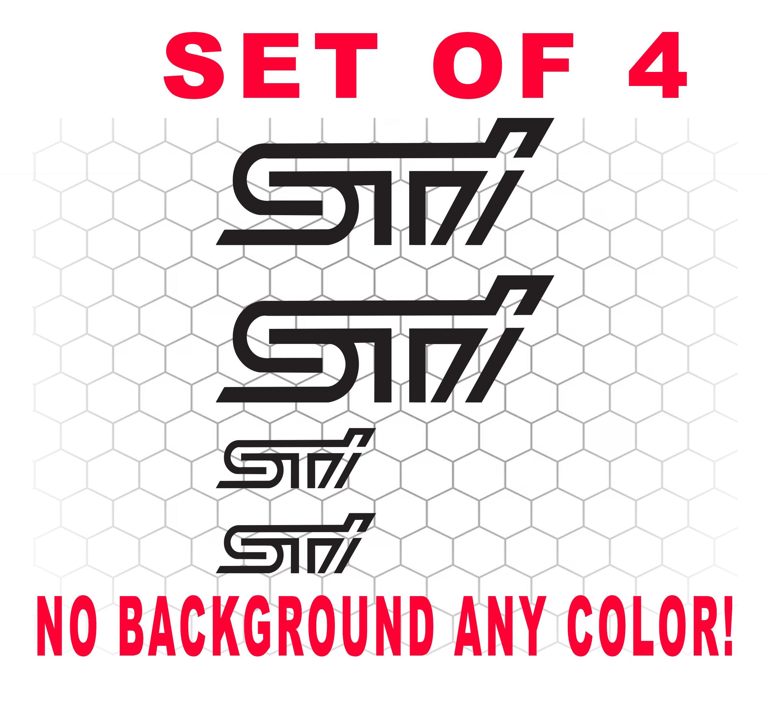 Sti caliper decal - Etsy 日本