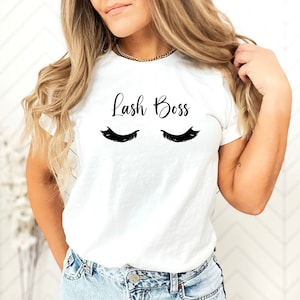 EYE LASHES Artist Tee SHIRT – Professional And Motivational Tee Perfect For Lash Artists & Eyelash Technicians