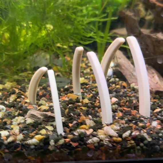 Aquarium Bone Decoration Dinosaur Rib Bone Decor Betta Fish