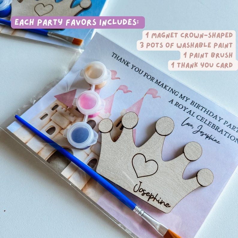 Princess theme party favor Cinderella