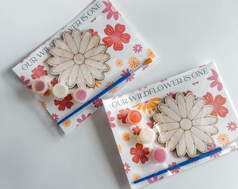 wildflower party favor for toddlers wildflower one birthday favor for girls one birthday party craft toddler wildflower garden party favor