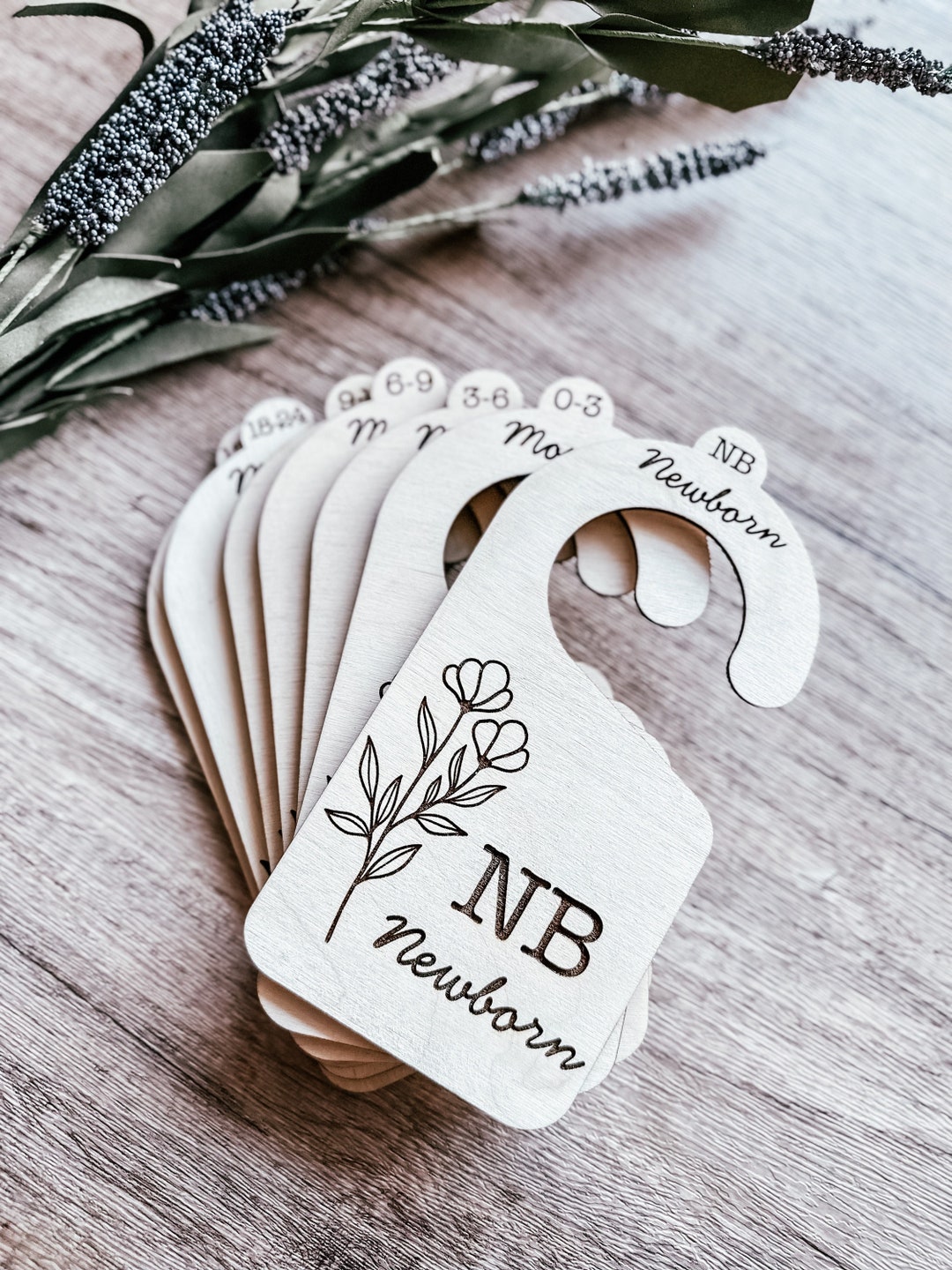 Baby Closet Hanger Dividers for Nursery Organization Closet Etsy