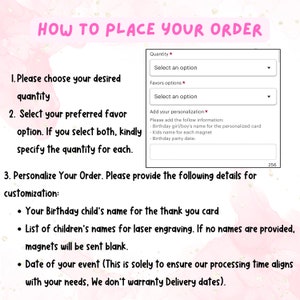Personalized Princess party favor bags Princess theme party favor Cinderella Party favors Prince party favors craft for kids birthday party image 6