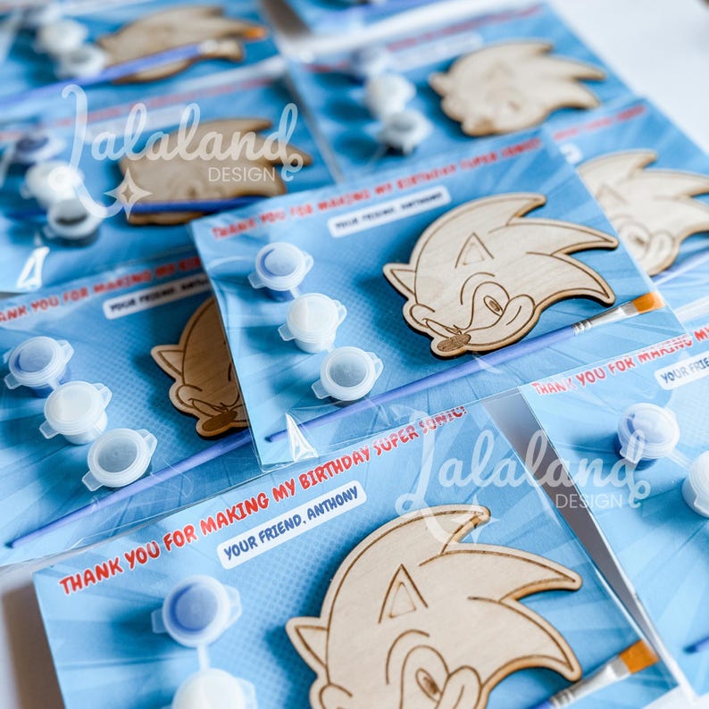 party for boys party favor super sonic party toddler craft kit favor kid 3 year