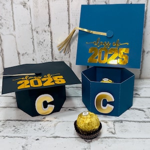 Personalized Graduation Favor Boxes, Graduation Gift Box, Graduation Party Favors, High School College Graduation Decorations class of 2025.