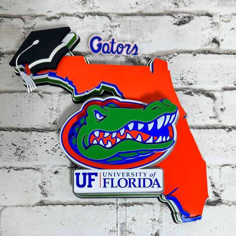 University of Florida Cake Topper. Graduation Cake Topper. Class of ...