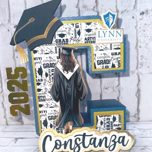 2025 Graduation 3D Letter, Graduation Decorations, Class of 2024, Personalized 3D Letter, 2025 Graduation Party DecorGraduation Gift.