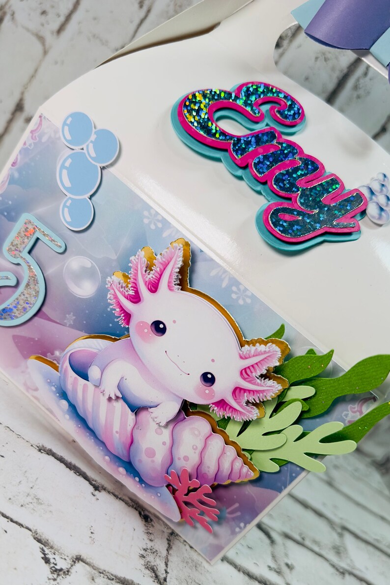 Obussgar Axolotl Party Geschirr Set - Blaue Deko Für 20 Personen Komplett