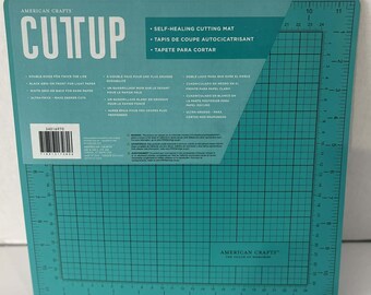CUTUP 11"x11" Self-Healing Cutting Mat – Teal – Brand New with Tag  Quilting Paper Crafting