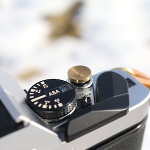 Shutter Release Button Solid Brass For Film Cameras - Film Champ