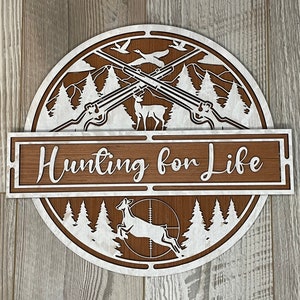 Hunting Sign, Gone Hunting Sign, Custom Hunting Plaques, Hunting Gift, Rustic Decor, Gift for Hunter, Gift for Dad, Deer Sign, Duck Sign