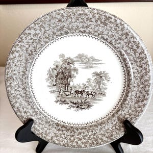 Staffordshire Plate - Etsy