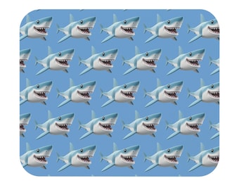 Cartoon Shark Mouse Pad