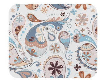 White Paisley Mouse Pad (Rectangle)