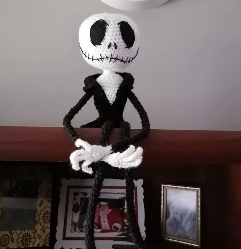 Jack Skellington Crochet Pattern 16 Inch Ready for Halloween Etsy