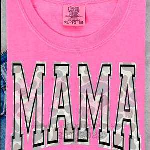 Camo MAMA PNG Digital Instant Download