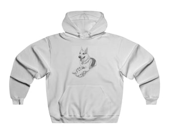 German Shepherd Sketch Hoodie | Dog Portrait Sweatshirt
