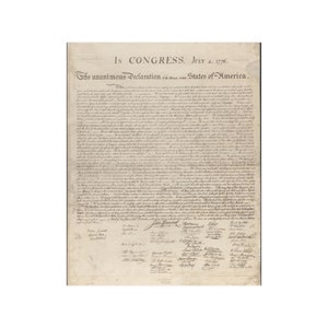 United States Declaration of independence | Print |