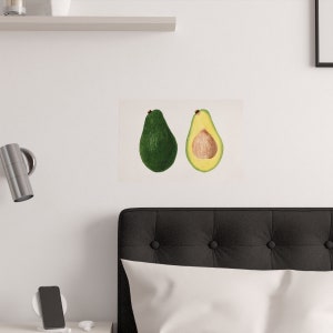 Pintura de aguacate vintage / Impresión /