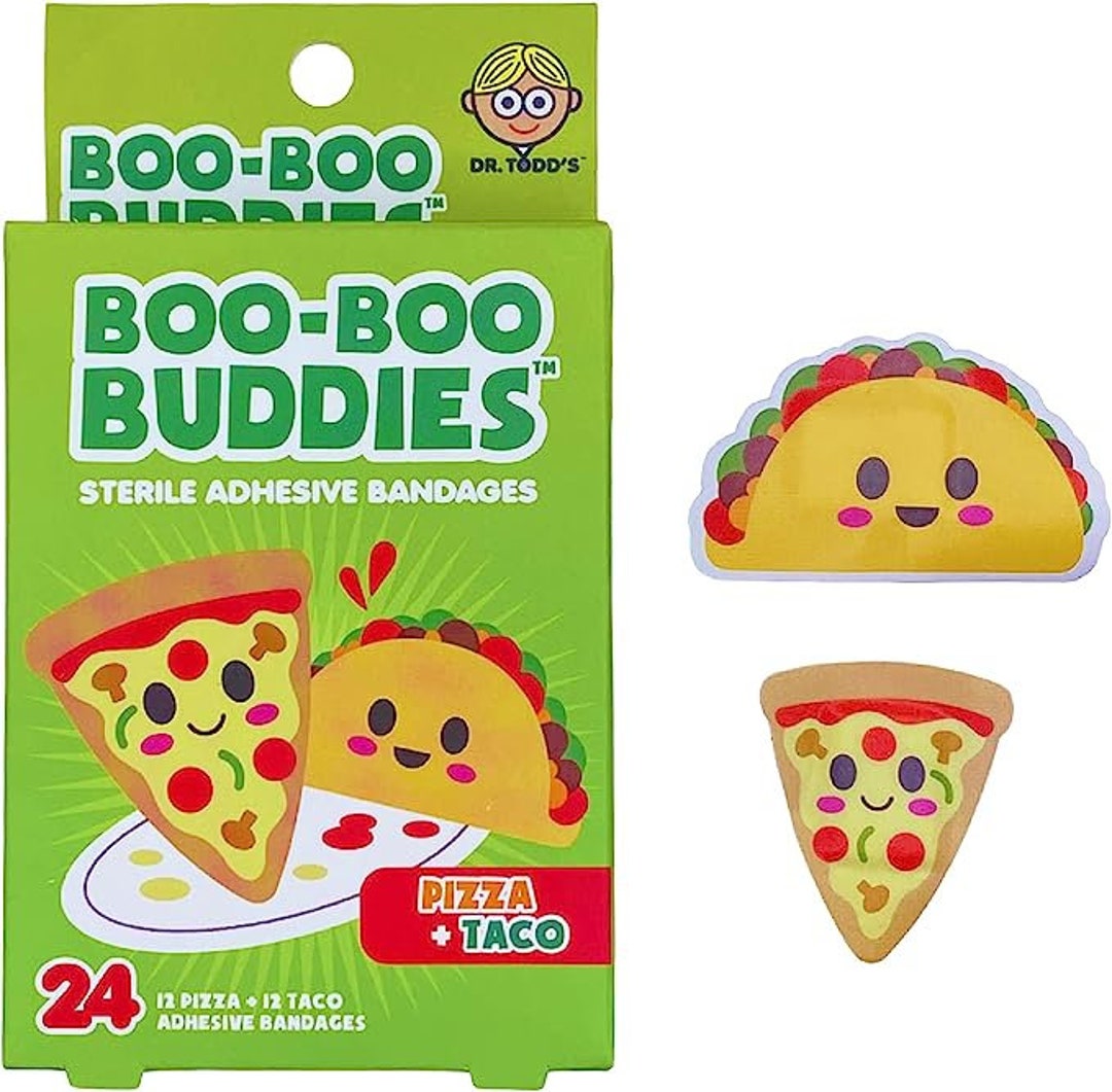 Pizza & Taco Die Cut Bandages Fun Bandaids That Work Cute Etsy