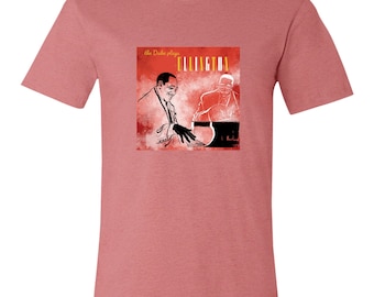 DUKE ELLINGTON The Duke Plays Ellington by David Stone Martin (1953) Unisex Jersey Short-Sleeve T-Shirt