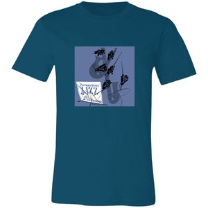 Jazz at the Philharmonic Vol. IV by David Stone Martin (1946) Unisex Cotton Jersey Short-Sleeve T-Shirt: Vintage Classic Jazz Album Cover