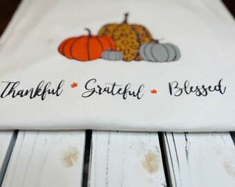 Camiseta de calabaza de Acción de Gracias para mujer