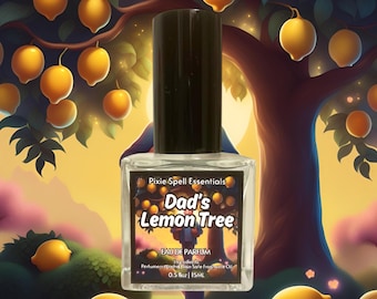 Fragancia de Limonero de Papá / Una fragancia inspirada / Limón, lima, bergamota cítrica, pino, petitgrain, notas verdes frescas, musgo de roble, almizcle cálido