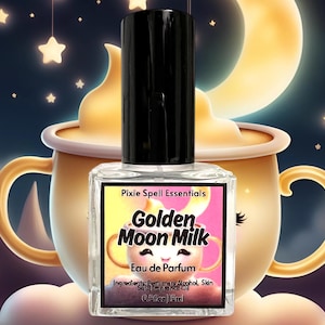 Golden Moon Milk Fragrance | A Traditional Indian Beverage | Bergamot, Lemon, Turmeric, Milk, Lavender, Cardamom, Vanilla, Tonka Bean, Musk