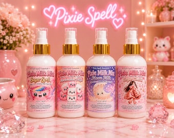 Pixie Milk Mist | Alcohol-Free Nourishing Milky Fragrance Mist | Nourishing | Lightweight | Refreshing | Non Greasy | Made To Order