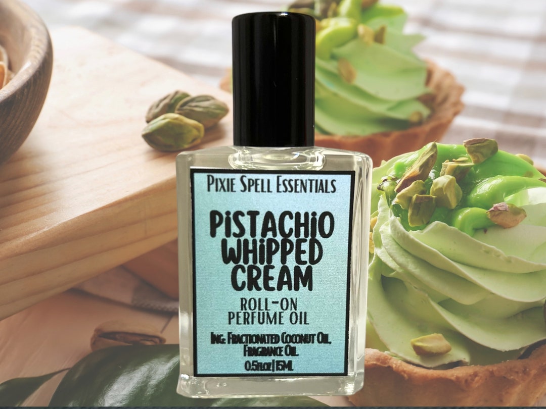 Pistachio Whipped Cream Rollon Perfume Oil. Fragrance, Alcohol Free, Pistachio Scent, Amaretto