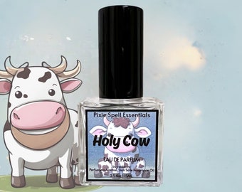 Holy Cow Fragrance. Warm Milk, Pastry Cream, Light Vanilla Sugar, Warm, Sweet, Creamy, Lactonic. Eau de Parfum, Perfume Oil.