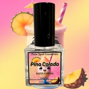 Pina Colada Fragrance. A Tropical Blend Drink Scent Of Ripe Pineapple, Coconut Milk, Vanilla, Tonka, Rum