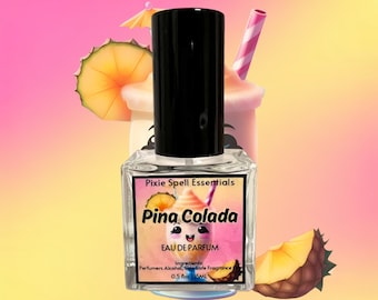 Pina Colada Fragrance. A Tropical Blend Drink Scent Of Ripe Pineapple, Coconut Milk, Vanilla, Tonka, Rum