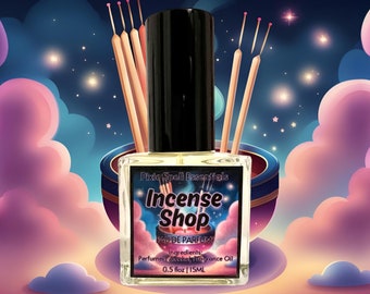 Incense Shop Fragrance, Frankincense, Patchouli, Jasmine, Ylang Ylang, Eau de Parfum, Perfume Oil. Just Like Walking Into An Incense Shop.