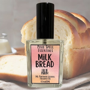 Milk Bread Fragrance. Soft And Fluffy White Bread, Sweet Milk And Butter Infused, Eau de Parfum, Perfume Oil.