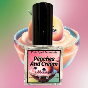Peaches And Cream Fragrance. Sweet Peach Nectar, Sweet Vanilla Cream