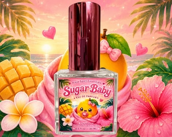 Sugar Baby Fragrance | An Inspired Fragrance | Vanilla Sugar | Cotton Candy | Tropical Fruit | Sugared Mango | White Musk
