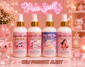 Pixie Milk Mist | Alcohol-Free Nourishing Milky Fragrance Mist | Nourishing | Lightweight | Refreshing | Non Greasy | Made To Order