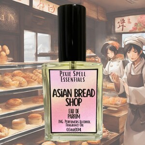 Asian Bread Shop Fragrance. Eau de Parfum, Perfume Oil, Fresh Milk Bread, Baked Bean Buns, Sweet Egg Tarts, Warm Buttery Vanilla.