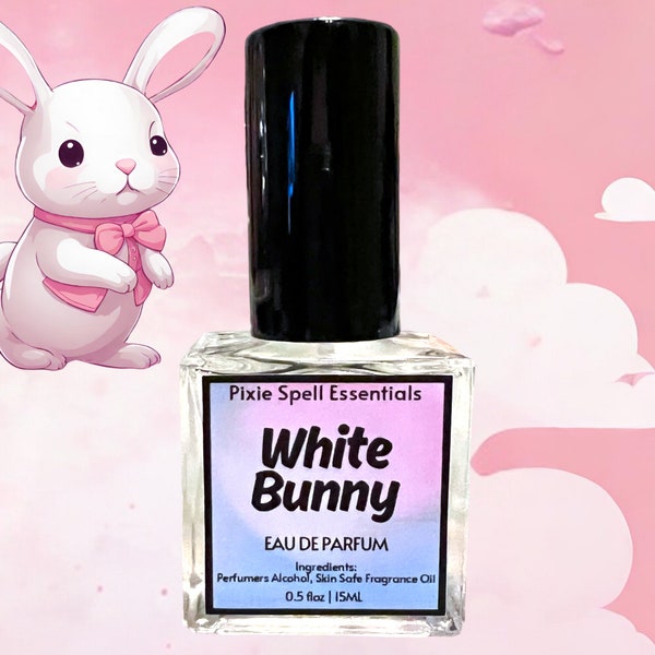 White Bunny Fragrance. Eau de Parfum, Perfume Oil, Gifts, Milk Candy, Warm Vanilla, Steamed Rice, Velvety Scent, Gourmand, Sweet