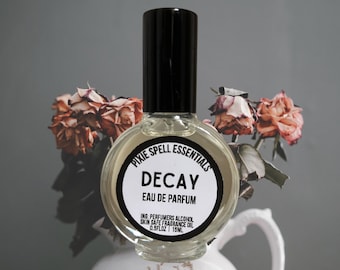 Decay Fragrance. Rose, Jasmine, Ylang Ylang, Tonka Absolute. Eau de Parfum, Perfume Oil.