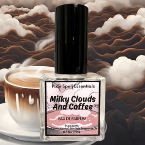 Milky Clouds and Coffee Fragrance. Coffee, Cardamom Flower, Dark Cacao, Soft Caramel, Milk Cloud Accord, Cappuccino Foam, Vanilla Bean.