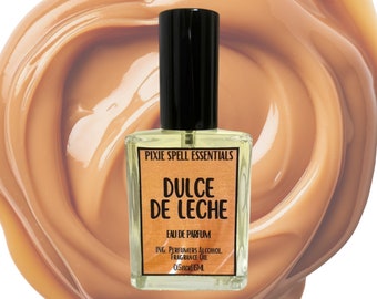Dulce De Leche Fragrance. Caramel Cream, Vanilla Infusion, Sweet Milk, Buttery Toffee, Light Musk and Amber. Eau de Parfum or Perfume Oil.