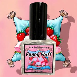 Fancy Fluff Fragrance (Inspired by Kayali&#39;s Yum Boujee Marshmallow) Fresh Strawberries, Vanilla Whipped Marshmallow, Candy Like Sweetness