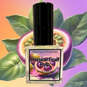 Passion Fruit Pulp Fragrance, Passion Fruit, Black Plum, Sugar Cane, Fruity Scent, Sweet Fragrance, Eau de Parfum, Perfume Oil.